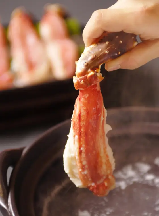 お刺身で食べられる北海道函館産本タラバポーション