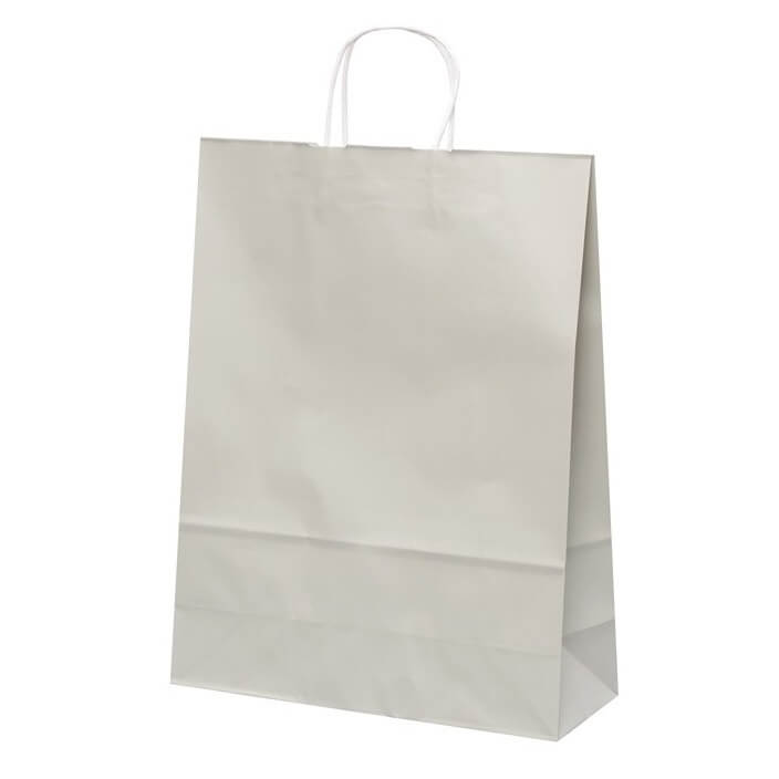 手提袋（手提げ紙袋） ＨＶ１００　ルネッサンスグレー　巾380×マチ150×高さ500mm（200枚セット） - 1