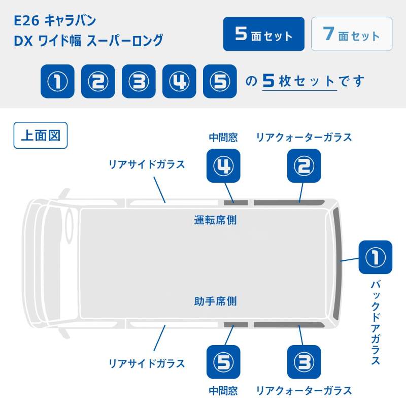 キャラバン ウィンドウパネル プロダックス