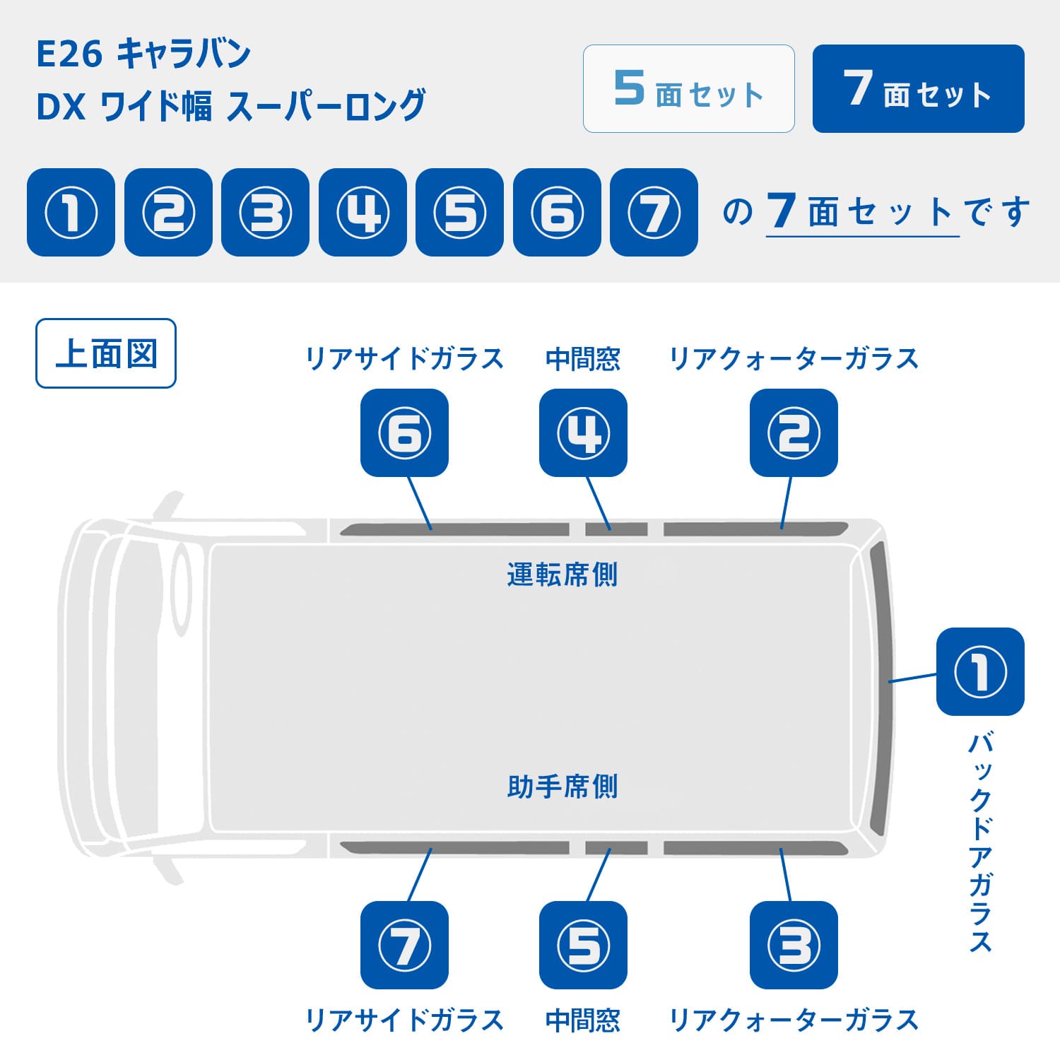 キャラバン ウィンドウパネル プロダックス