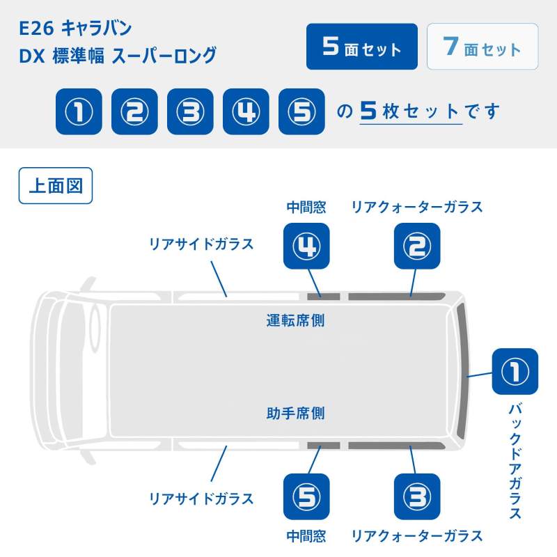 キャラバン ウィンドウパネル プロダックス