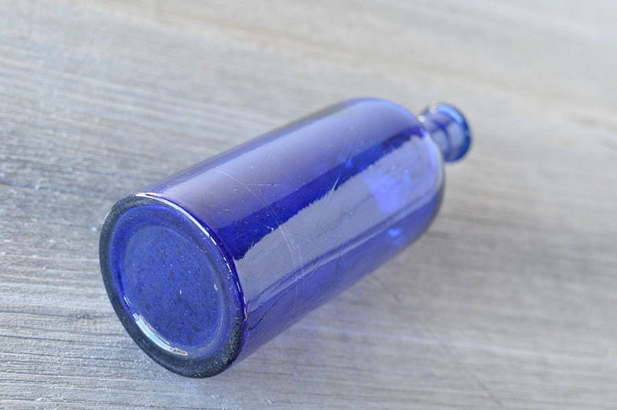 コバルトブルーのアンティークボトルの通販 | ライフスタイルショップ 
