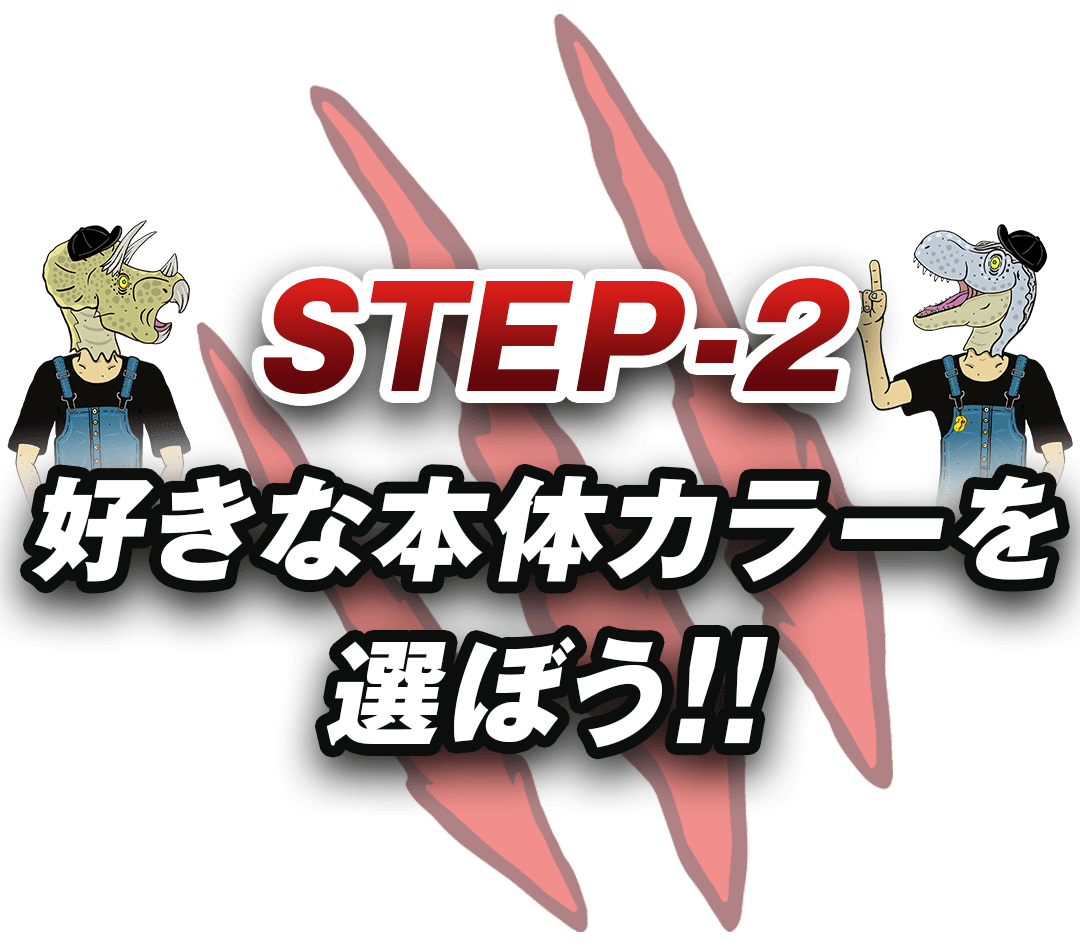 STEP2好きな本体カラーを選ぼう!