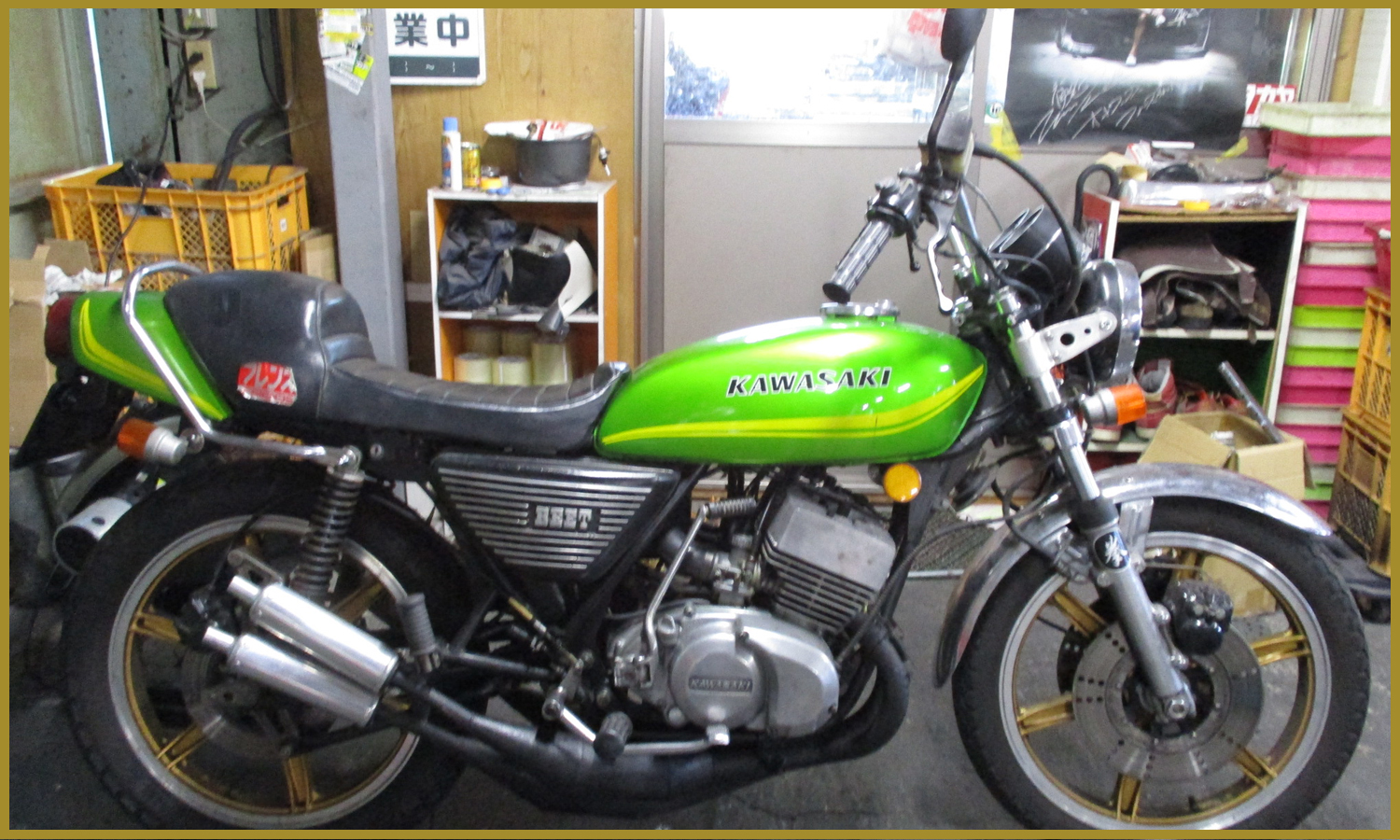 カワサキ Z400GP メッキ ヘッドカバー 旧車 旧車會 族車 当時物 カワサキ Z400GP メッキ ヘッドカバー 旧車 旧車會 族車 当時物
